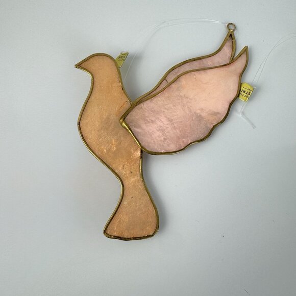 Vintage Silvestri Capiz Shell Dove Ornaments Set of 2 - Picture 7 of 10